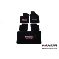 FIAT 500 Floor Mat Set by 500 MADNESS  - Set of 5 Mats (Front, Rear & Trunk) (w/o Bose System Cut Out)